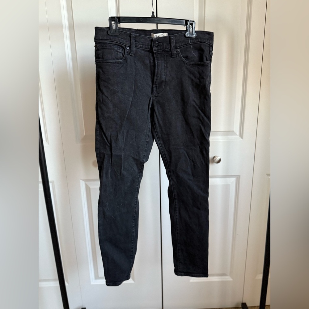 Madewell Black Skinny Jeans (Size 31x30)